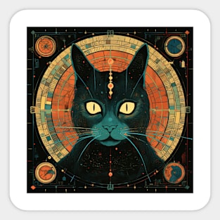 Tarot Cat Deity Sticker